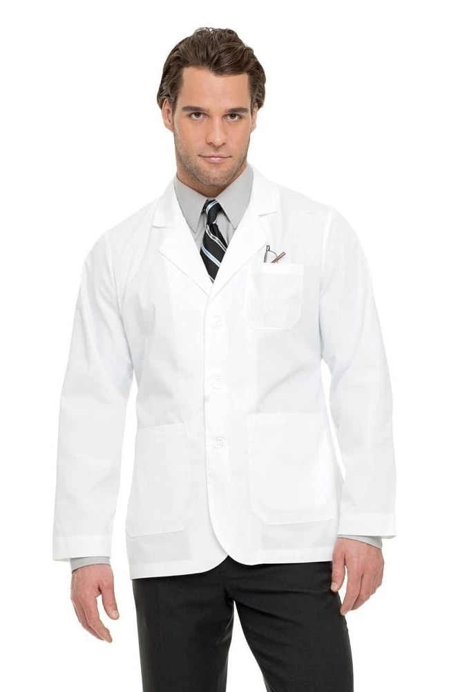 Landau Clearance Men's Three Button Closure Consultation 30¾" Lab Coat 6 Landau Clearance Men's Three Button Closure Consultation 30¾" Lab Coat - Image 4