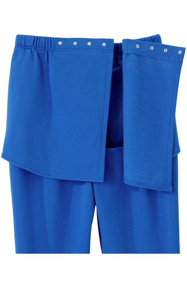 Silverts Clearance Men's Open Back Fleece Wheelchair Pant 5 Silverts Clearance Men's Open Back Fleece Wheelchair Pant - Image 4