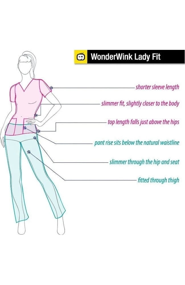 WonderWink Clearance Women's Ermance 32" Lab Coat 6 WonderWink Clearance Women's Ermance 32" Lab Coat - Image 4