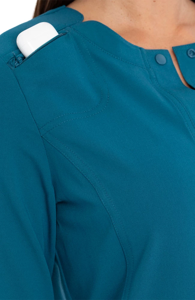 Cherokee Clearance Women's Solid Scrub Jacket 7 Cherokee Clearance Women's Solid Scrub Jacket - Image 5