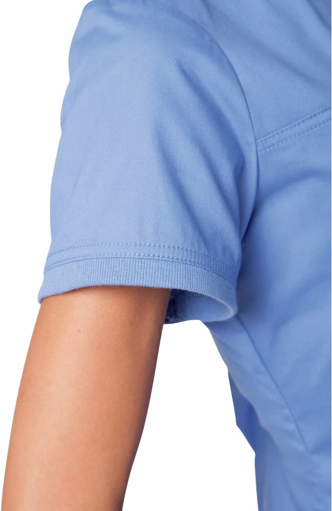 Koi Women's Nicole Crossover V-Neck Solid Scrub Top 7 Koi Women's Nicole Crossover V-Neck Solid Scrub Top - Image 5
