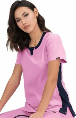 Koi Clearance Women's Lotus Colorblock Jewel Neck Solid Scrub Top 11 Koi Clearance Women's Lotus Colorblock Jewel Neck Solid Scrub Top -Havaianas Shop 5 ko 388 clearance 650