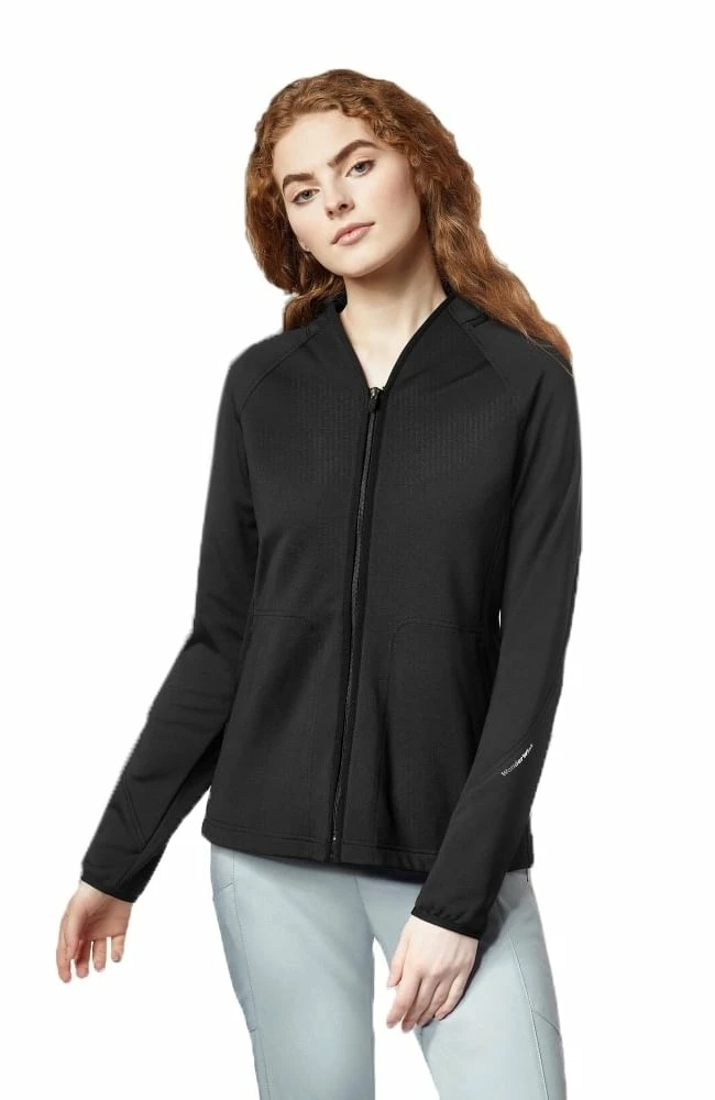 Clearance WonderFlex By Wonderwink Women's Fleece Solid Scrub Jacket 7 Clearance WonderFlex By Wonderwink Women's Fleece Solid Scrub Jacket - Image 5