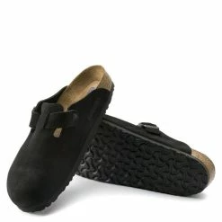 Birkenstock Boston Softbed Suede Leather In Black 9 Birkenstock Boston Softbed Suede Leather In Black -Havaianas Shop 660471 4 1100x