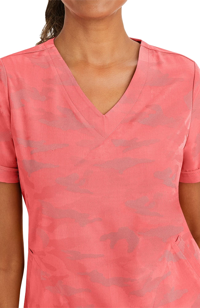 Healing Hands Women's Joy V-Neck Camo Scrub Top 9 Healing Hands Women's Joy V-Neck Camo Scrub Top - Image 7