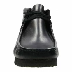 Clarks Men's Wallabee Boot In Black Leather -Havaianas Shop b l black leather 3 1100x