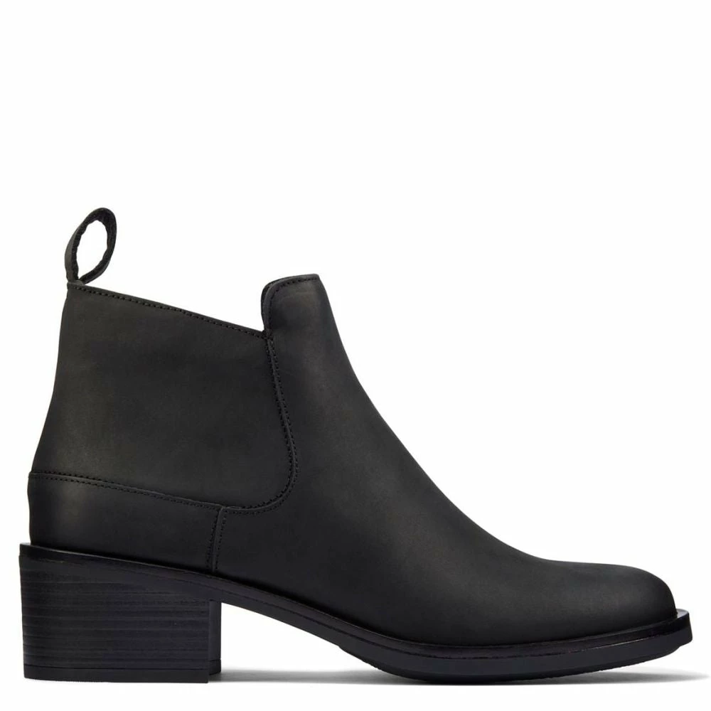 Clarks Women's Memi Zip In Black Leather 3 Clarks Women's Memi Zip In Black Leather