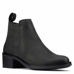 Alternative view of Clarks Women's Memi Zip In Black Leather