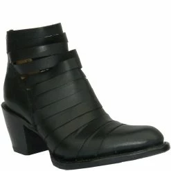 Getoutside Women's Lola Strappy Heel Boot In Black 8 Getoutside Women's Lola Strappy Heel Boot In Black -Havaianas Shop g o gos 6 blk 2 1100x