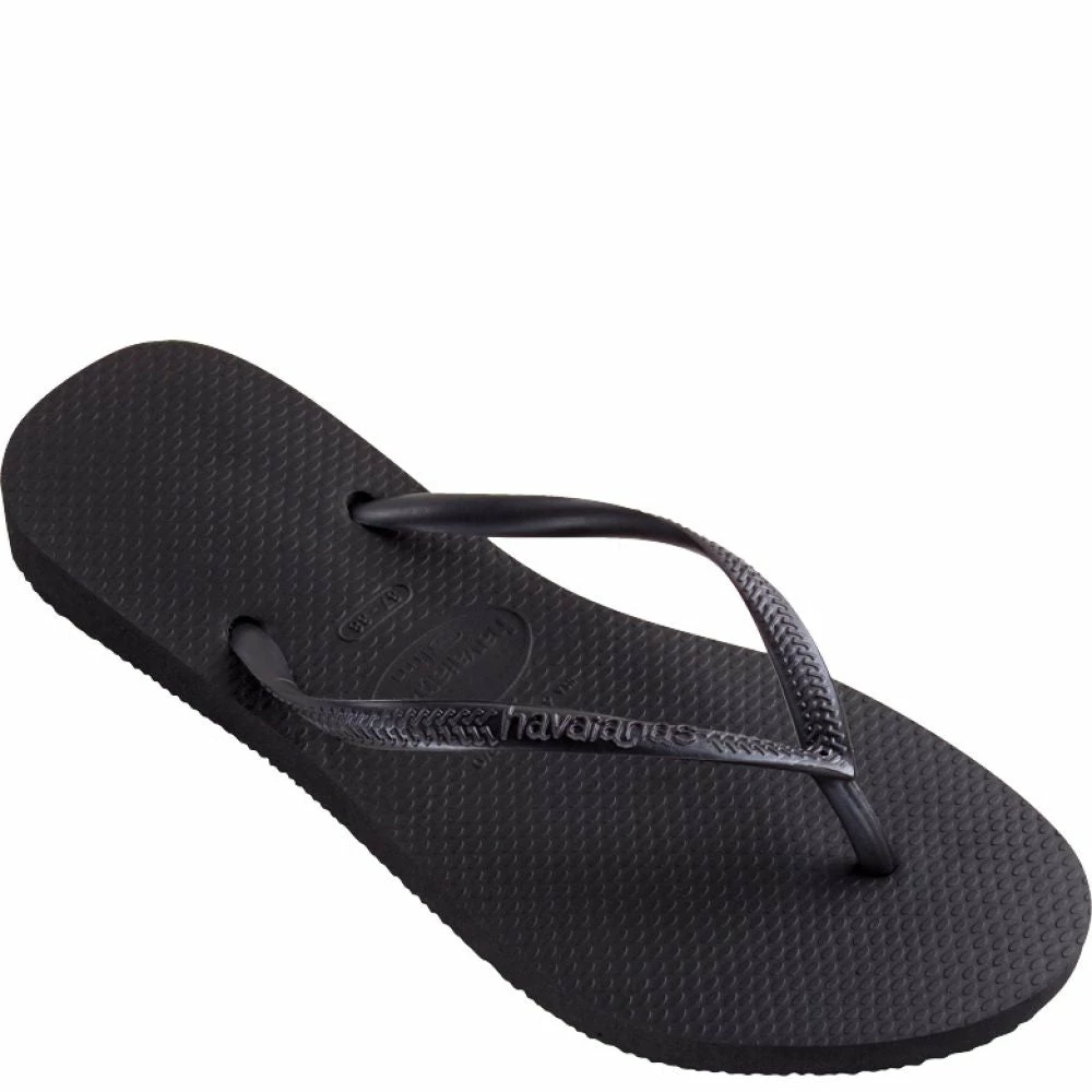 Havaianas Women's Slim Flip Flop In Black 4 Havaianas Women's Slim Flip Flop In Black - Image 2