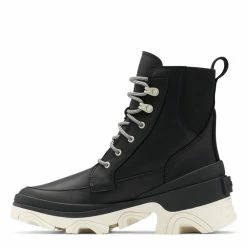 Sorel Women's Brex Lace Bootie In Black/Chalk 8 Sorel Women's Brex Lace Bootie In Black/Chalk -Havaianas Shop so 1951211010 2061 3 1100x