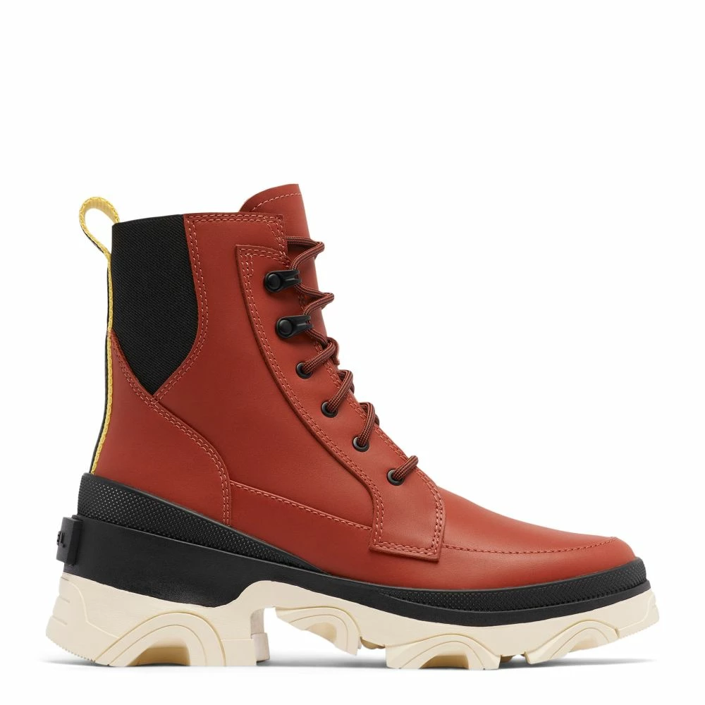Sorel Women's Brex Lace Boot In Warp Red/Black 3 Sorel Women's Brex Lace Boot In Warp Red/Black