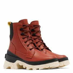 Alternative view of Sorel Women's Brex Lace Boot In Warp Red/Black