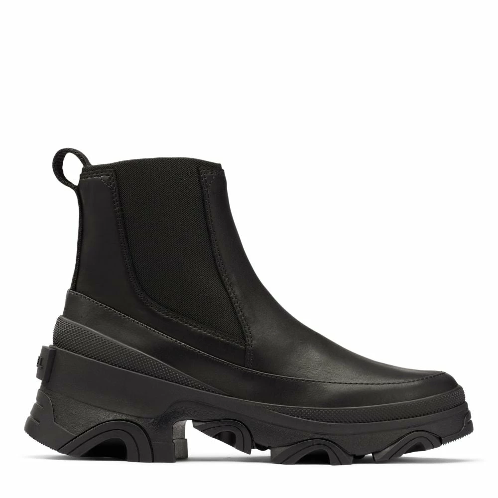 Sorel Women's Brex Chelsea Bootie In Black/Black 3 Sorel Women's Brex Chelsea Bootie In Black/Black