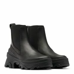 Alternative view of Sorel Women's Brex Chelsea Bootie In Black/Black
