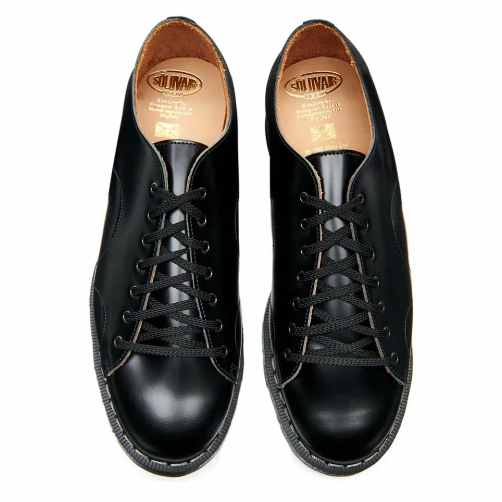 Solovair Monkey Shoe In Black Hi-Shine 5 Solovair Monkey Shoe In Black Hi-Shine - Image 4