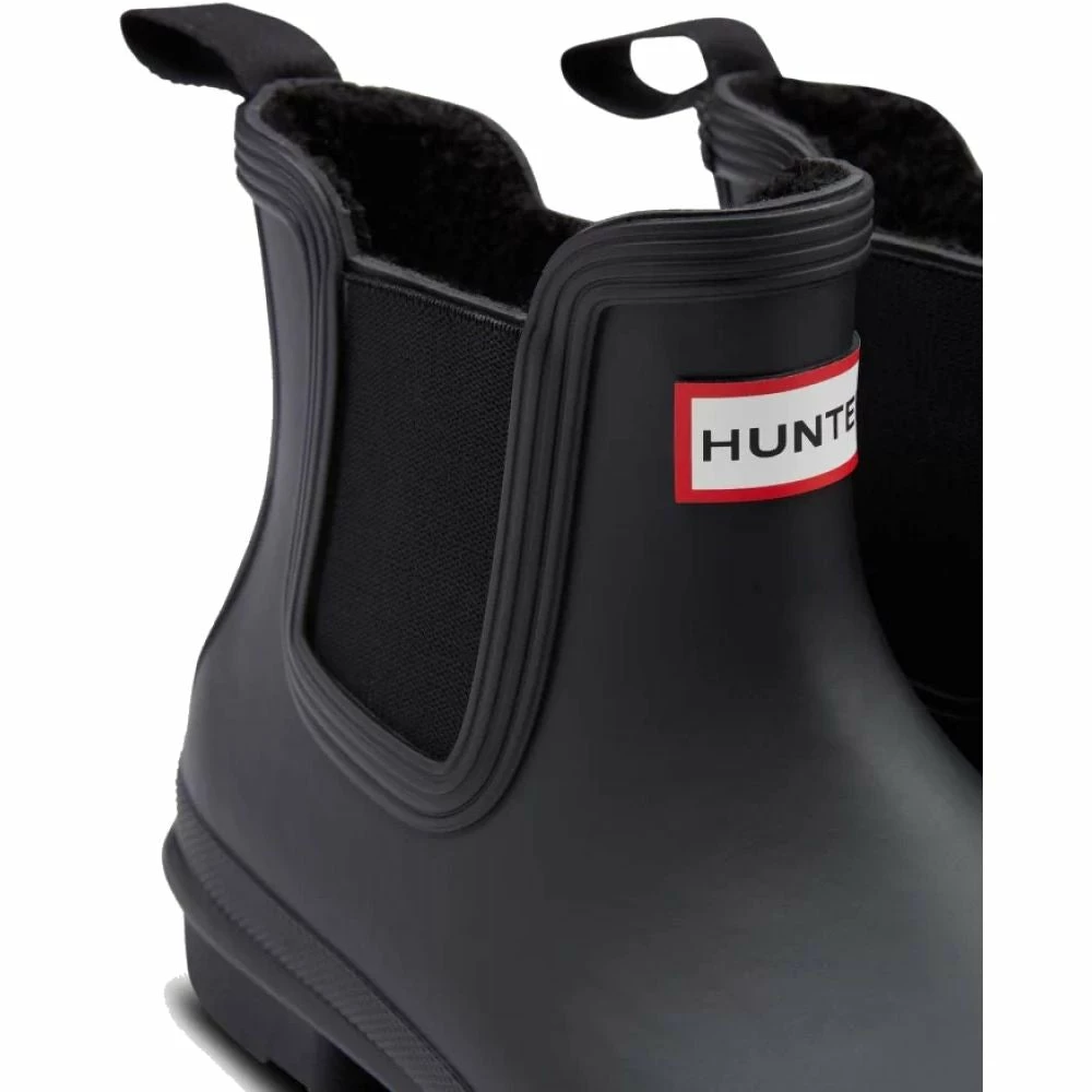 Hunter Women's Original Insulated Chelsea Boots In Black 5 Hunter Women's Original Insulated Chelsea Boots In Black - Image 3
