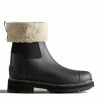 Hunter Women's Refined Stitch Roll Top Sherpa Boots In Black 1 Hunter Women's Refined Stitch Roll Top Sherpa Boots In Black -Havaianas Shop wfs1010nes blk 1100x